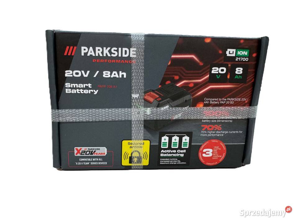 Akumulator bateria LiIon Parkside 20 V 8 Ah PAPP Elbląg