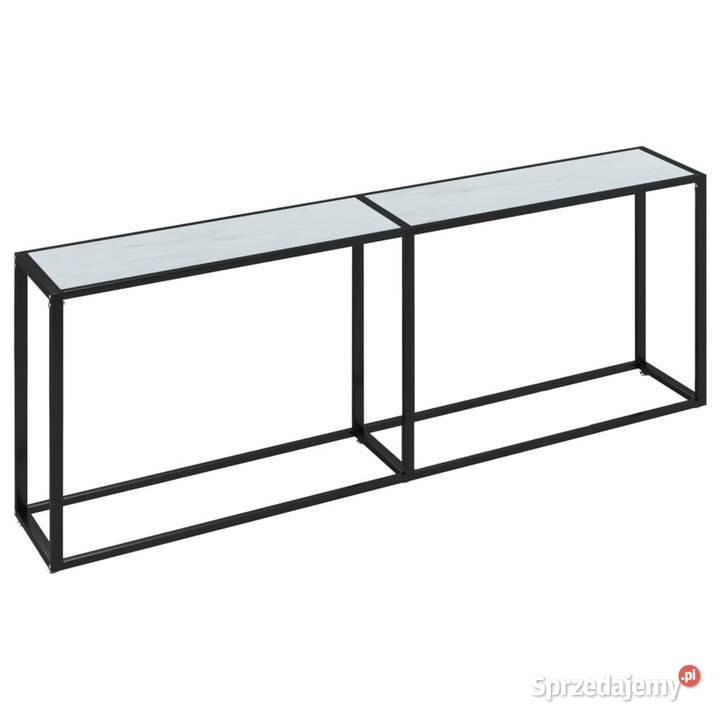 vidaXL Konsola biały marmur 220x35x755 SKU331692 Warszawa sprzedam