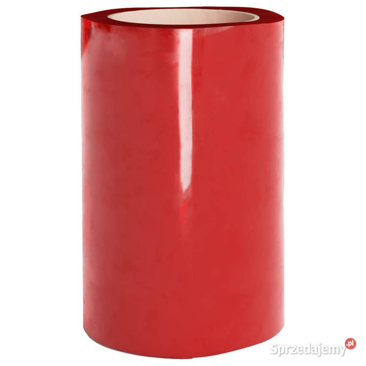 Kurtyna paskowa czerwona 300 mm x 26 mm 10 m PVC Warszawa sprzedam