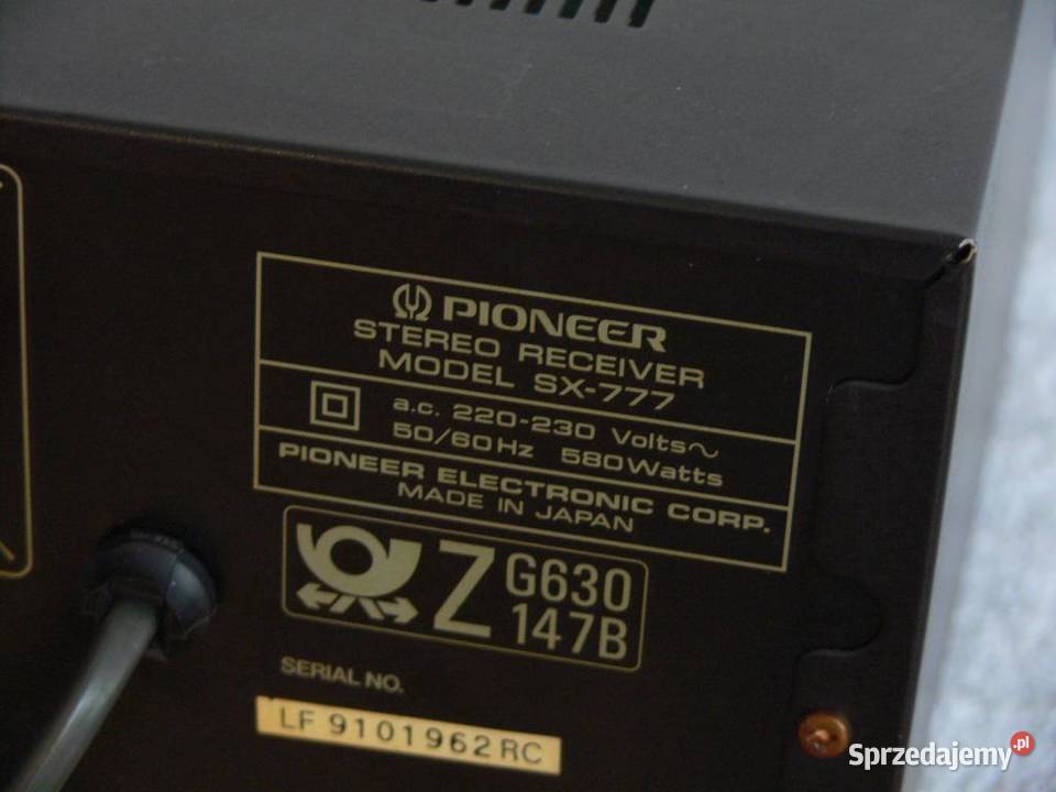 Amplituner wzmacniacz Pioneer SX777 mocny 580 Jasło
