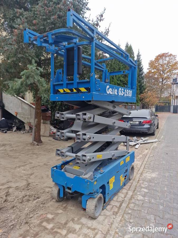 Podnośnik nożycowy zwyżka 2016r Genie GS1930 Warszawa