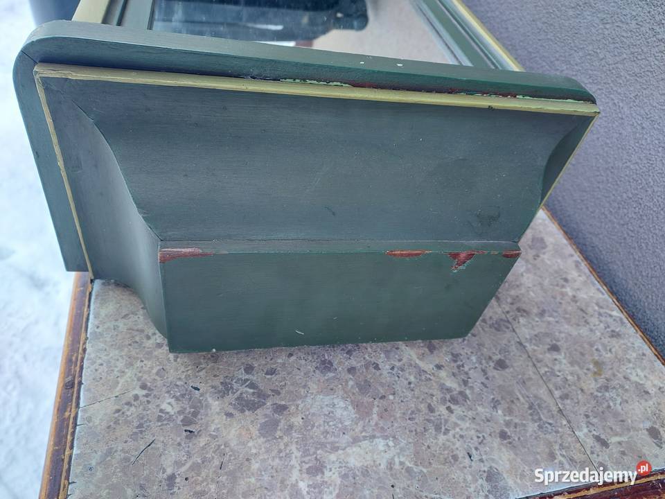 Szafka lustro ze skrzyni starego zegara 1923r Tczew sprzedam