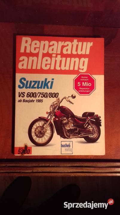 Suzuki Intruder- VS 600/750/800 Książka serwisowa