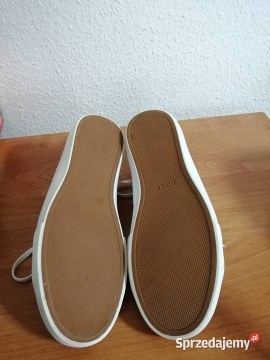 Hugo Boss białe sneakersy 50474728 B logo Aiden Zgorzelec