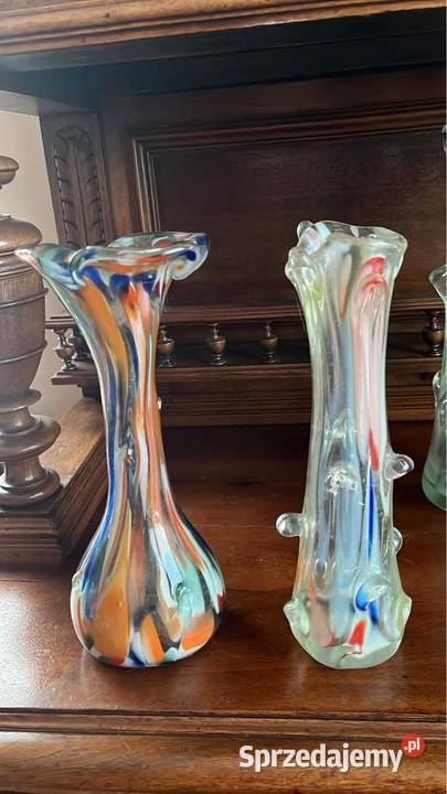 Wazon szklany Sękacz Czasy Prl