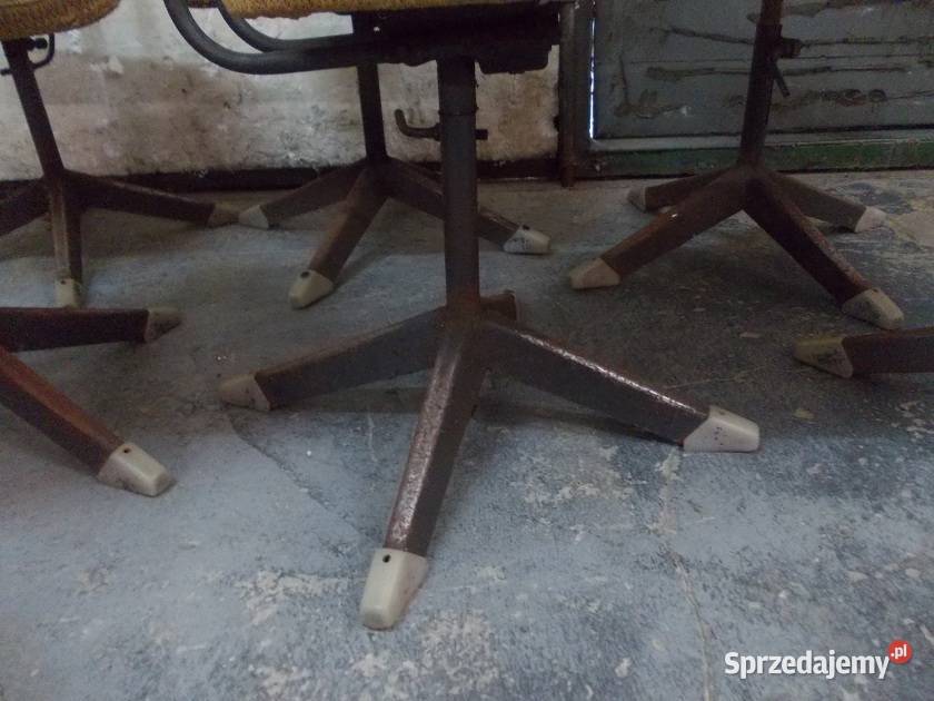 Stare industrialne krzesła warsztatowe Bielsko-Biała