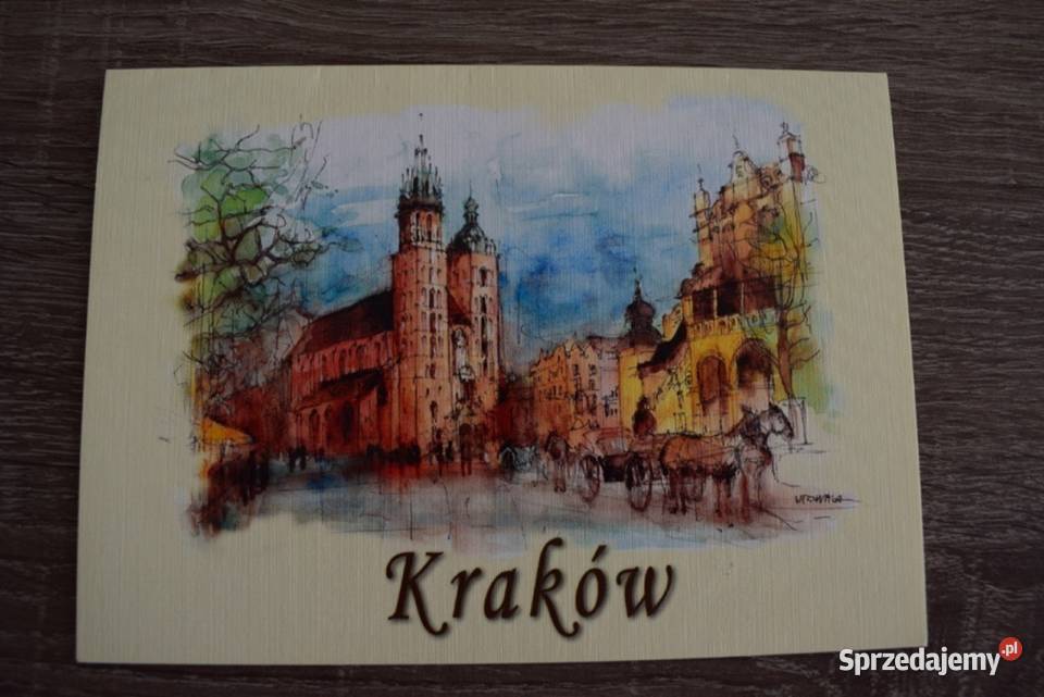 Pocztówki widokówki Kraków 6 sztuk w jednej Pocztówki i karty telefoniczne kujawsko-pomorskie Chełmno