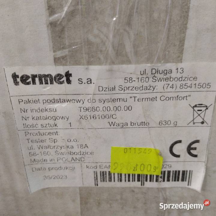 Termet pakiet podstawowy Budry sprzedam
