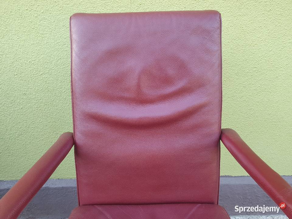 Krzesła skórzane komplet 6 Krzesło Loft Vintage 45cm Szymanowice