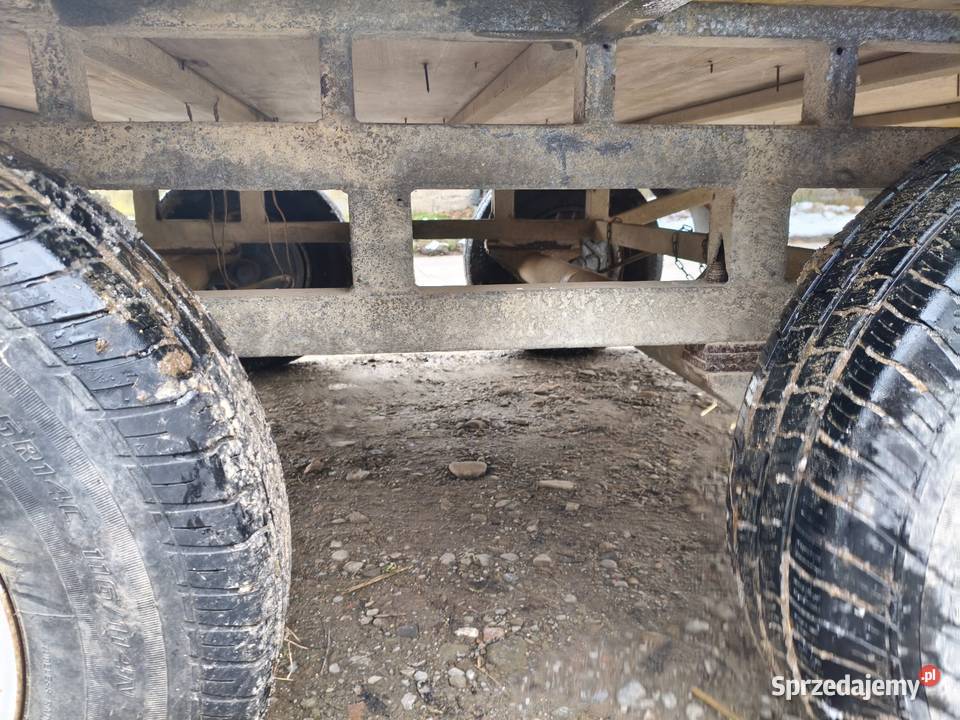 Przyczepa samochodowa tandem 2 osiowa idealna Gdów