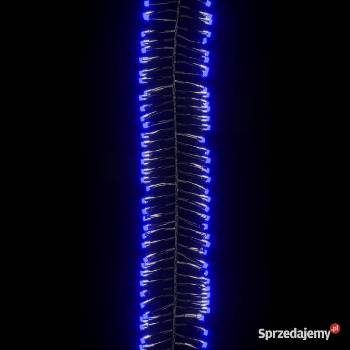 Sznur lampek LED 3000 niebieskich diod 23 m PVC mazowieckie Warszawa