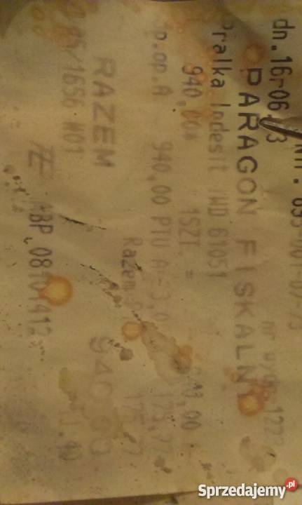 PRALKA INDESIT IWD 61051 OKAZJA NOWA 56cm Warszawa