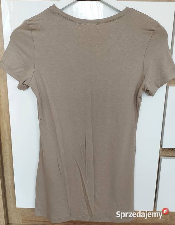 3M Collection tshit beżowy khaki bluzka złota sprzedam