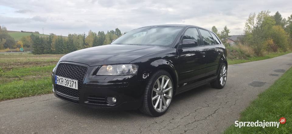2007 Audi A3 20TDI 170 4x4 Quattro Bixenon kurtyny powietrzne Krosno