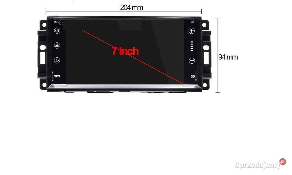 Radio android 10 Jeep chrysler dodge wifi usb śląskie Siewierz sprzedam