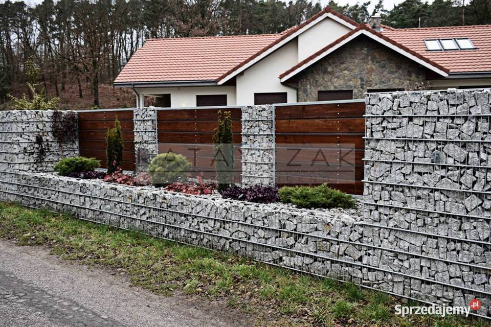 Gabion gabiony Ogrodzenie 140m Frontowe Kosze z Gniewkowo
