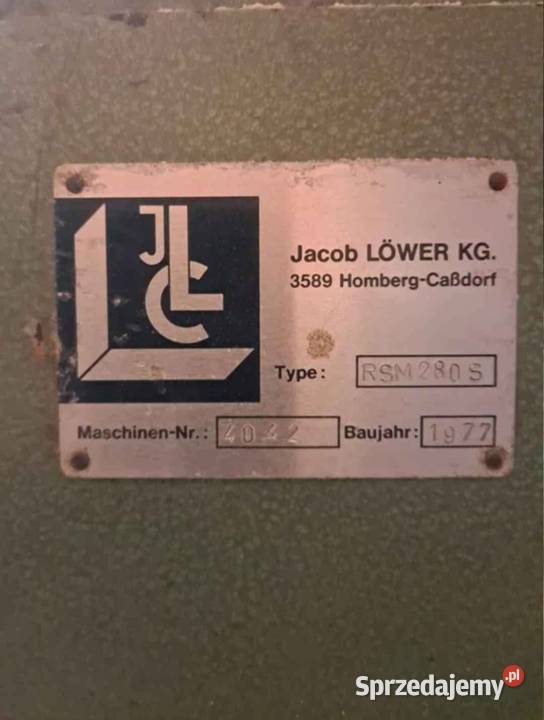 Szlifierka przelotowa taśmowa oscylacja bębnowa Jordanów