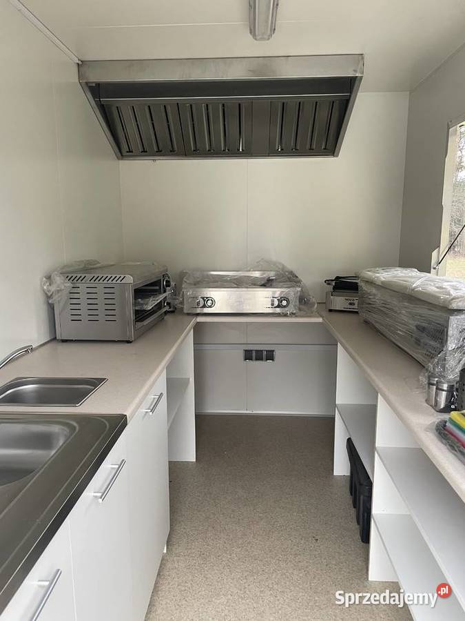 Przyczepa gastronomiczna 35m burgery NOWA Gastronomiczne wielkopolskie Luboń sprzedam