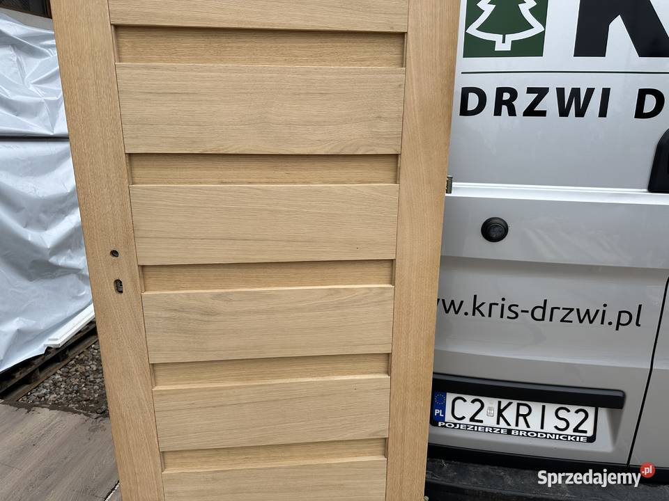 Drzwi wewnętrzne drewniane DĘBOWE RĘKI CAŁA 205cm Toruń