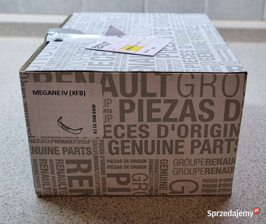 Zestaw spinek przedniego zderzaka RENAULT MEGANE osobowe łódzkie