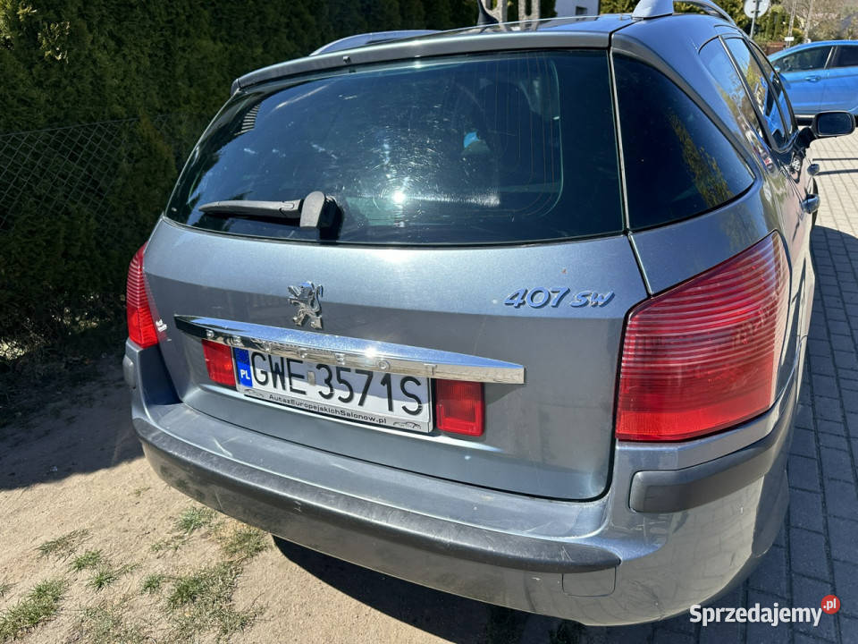 Peugeot 407 ClimatronikTempomat8 lakier metallic Wejherowo
