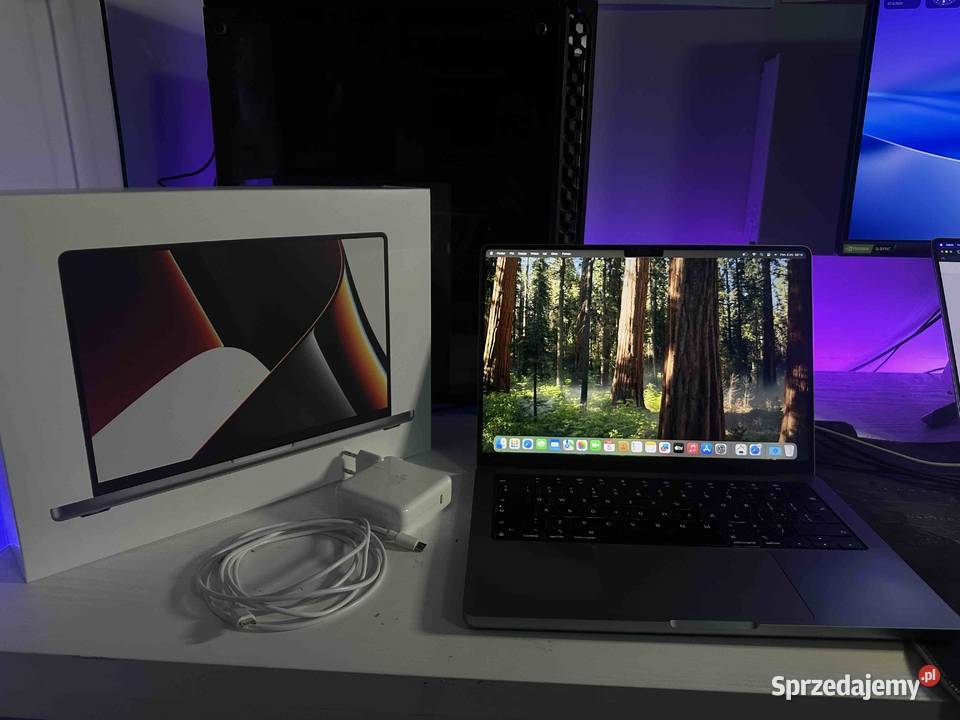 MacBook Pro 14 M1 Pro 16GB 512GB 2020 komplet podkarpackie Nowa Sarzyna