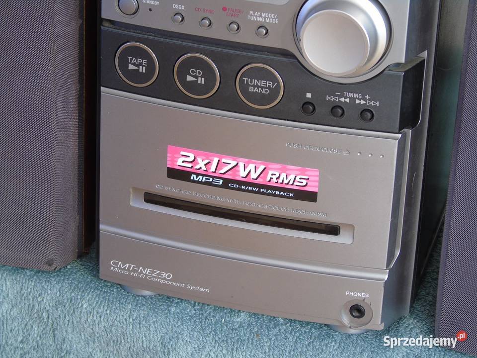 Wieża Sony z kol Radio CD AUX mag DOSTAWA Elektronika Jasło