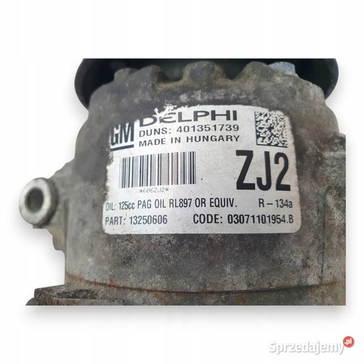 SPRĘŻARKA KLIMATYZACJI Opel Zafira B Astra J 17 Chełm