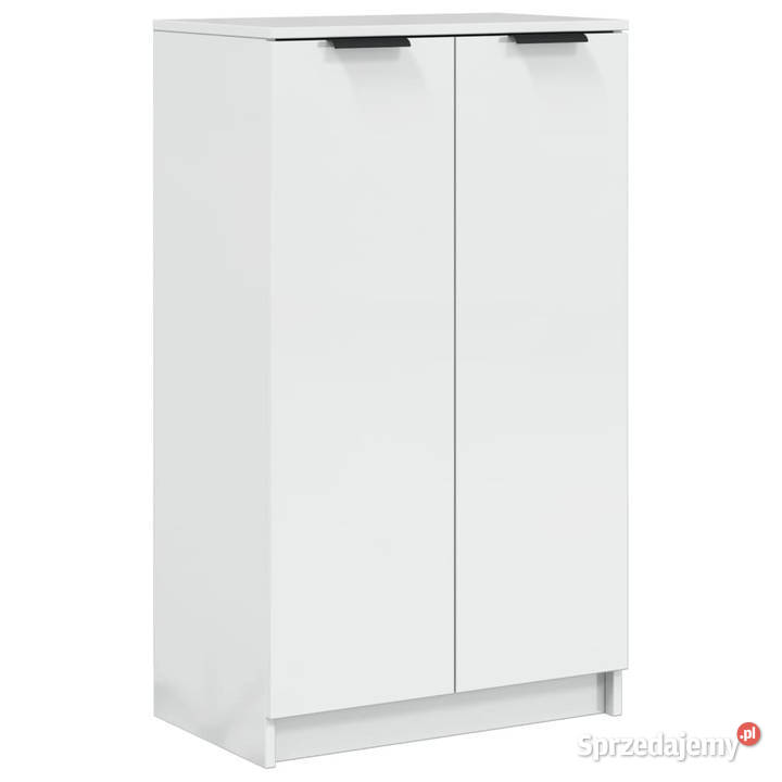 Szafka na buty wysoki połysk biała 59x35x100 Warszawa