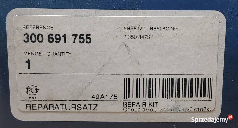 PODUSZKA AMORTYZATORA PRZÓD FORD ESCORT VI osobowe dolnośląskie Mielęcin