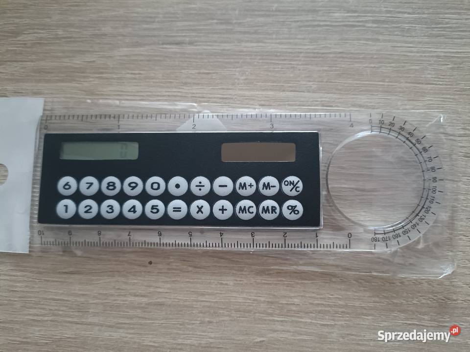 Mini kalkulator słoneczny z przezroczystą Artykuły szkolne Kwidzyn