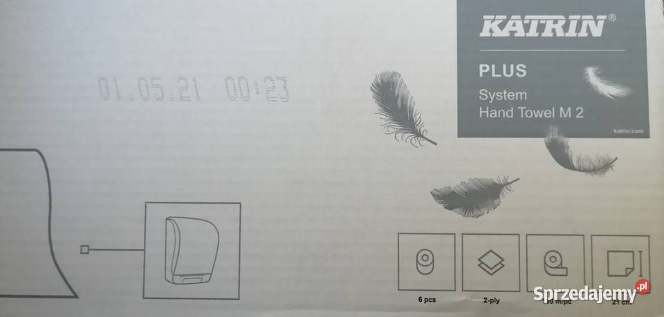 Ręcznik papierowy Katrin plus system M2 6 Rolek Pozostałe Warszawa