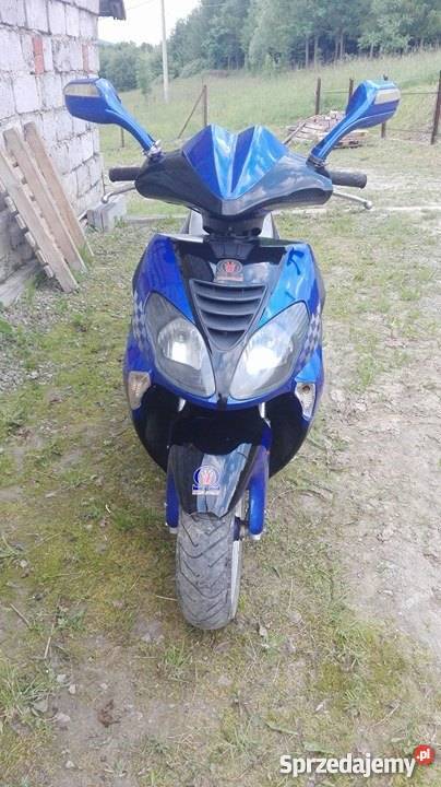Niebieski skuter kingway barracuda 2008 Nowy Grybów