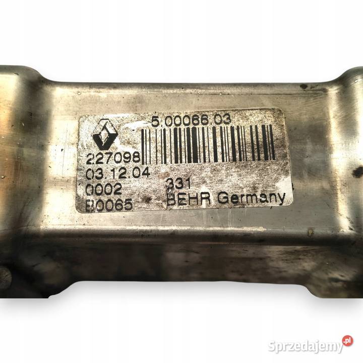 CHŁODNICA SPALIN EGR Renault Laguna II Megane osobowe lubelskie Chełm