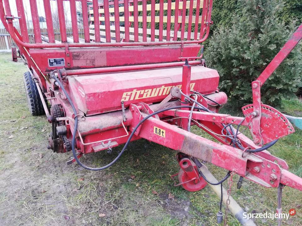 Przyczepa samozbierająca marki Strautmann mazowieckie Szydłowiec