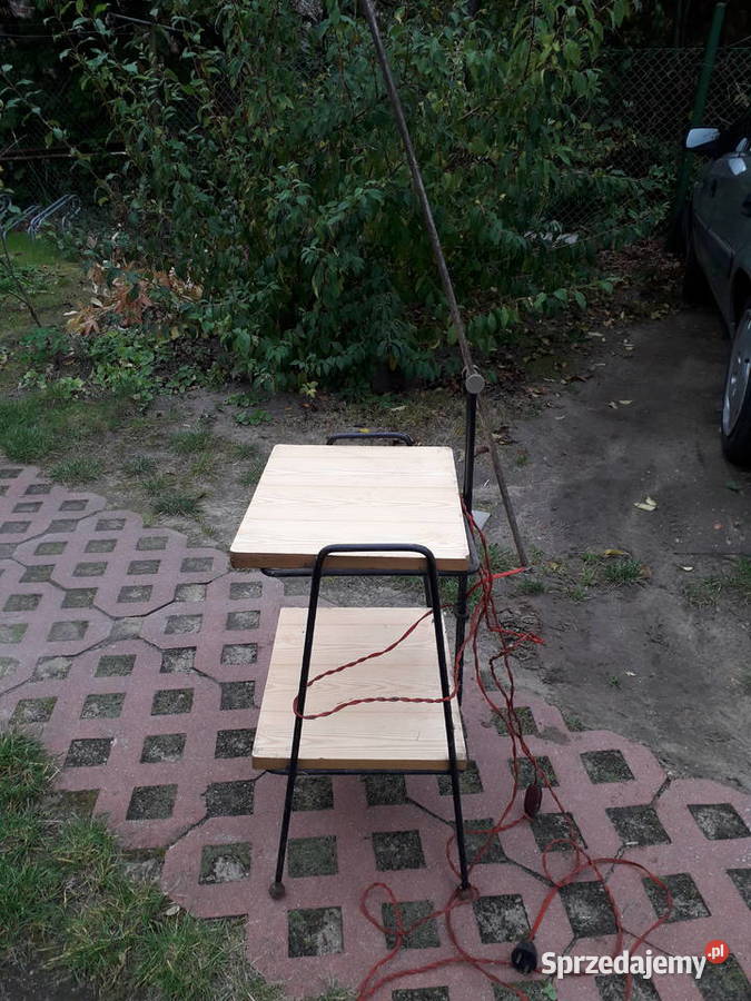 Lampa regulowana ze stolikiem Warszawa sprzedam