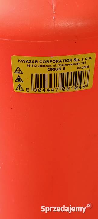 Kwazar Opryskiwacz ciśnieniowy 6 L ORION Poznań sprzedam