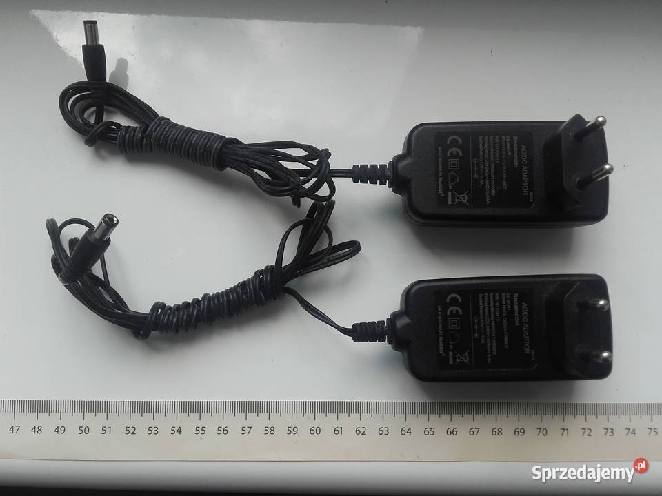 Zasilacz DC 12V 2A 55mm x 25mm używany sprawny kujawsko-pomorskie Bydgoszcz