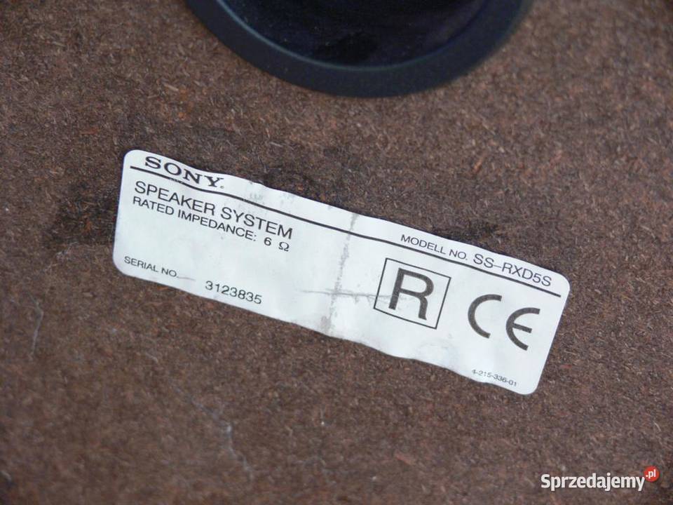 Kolumny Sony SSRXD5 mocne DOSTAWA Słuchawki i głośniki Jasło sprzedam