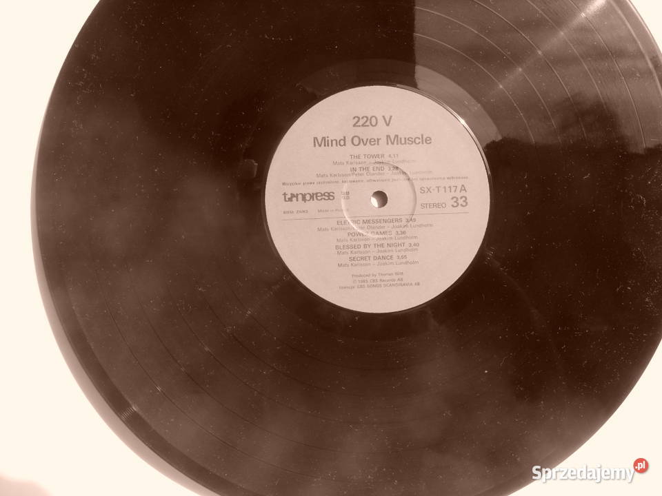 7 Rock 220 vmind over musicleTONPRESS 1985 winyl Wołów