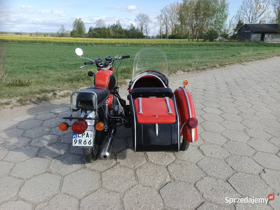 Mz Ts 250 z wózkiem bocznym zarejestrowana Parczew