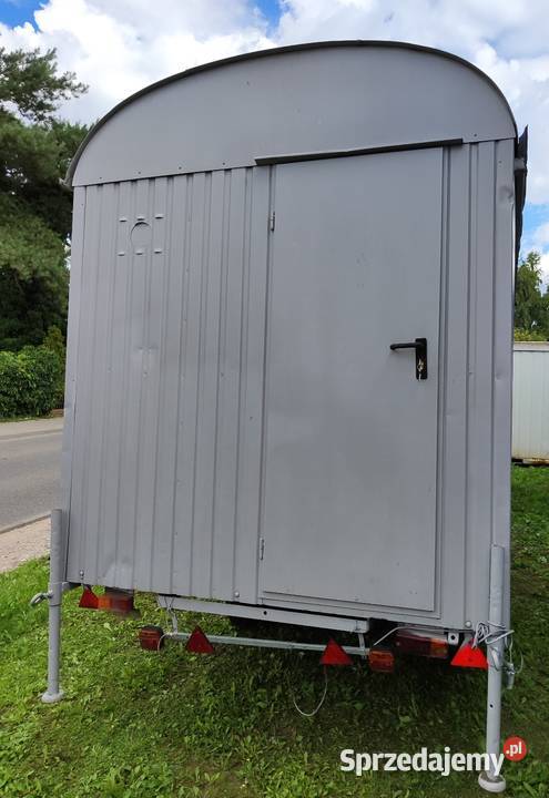 Barakowóz kontener na kołach szary Warszawa Pozostałe mazowieckie Łomianki sprzedam