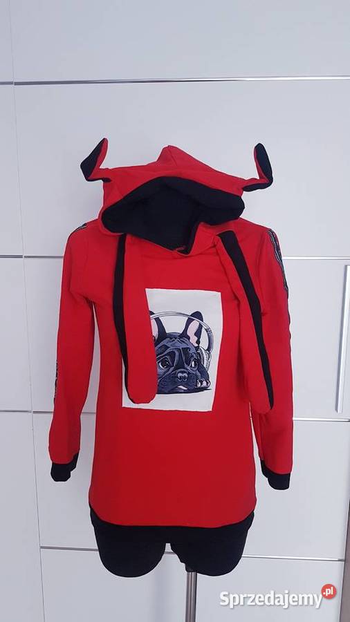 Bluza z Kapturem Ruchome Uszka Chybie