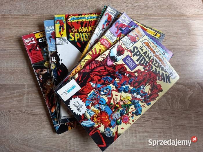 Kolekcjonerskie komiksy z lat 90tych SpiderMan Rok wydania 1996 zachodniopomorskie Koszalin sprzedam