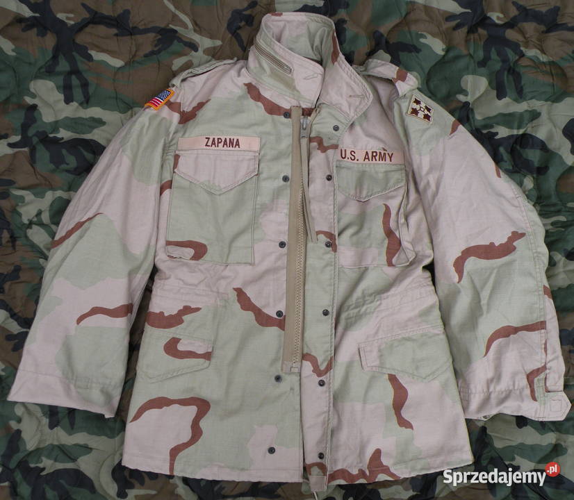 Kurtka m65 3 color obszyta podpinka Small Wrocław