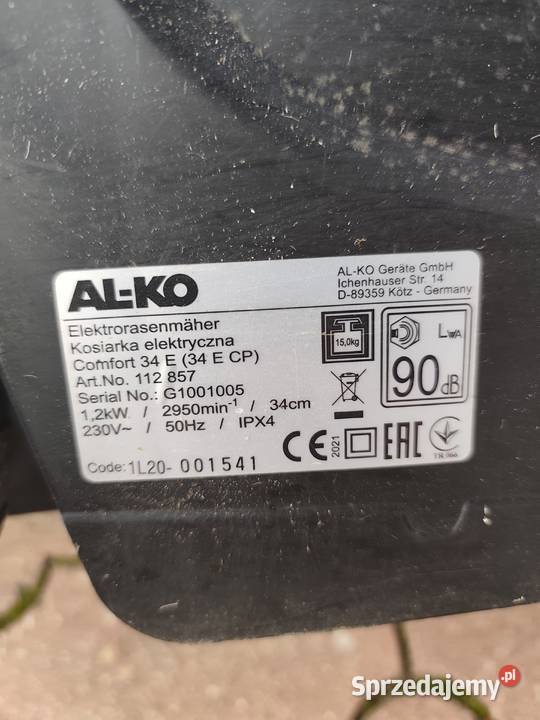 Kosiarka elektryczna śląskie Żernica