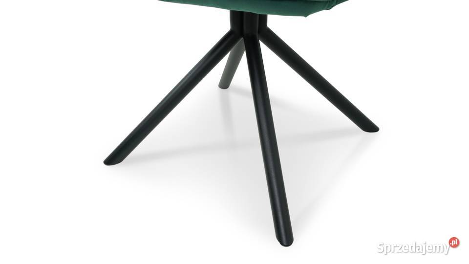 Krzesło Rio Pikowane w zielonej tkaninie 58cm Bydgoszcz sprzedam