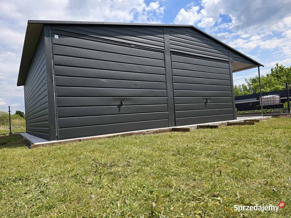 Otwarty GARAŻ BLASZANY Carport Zadaszenie wielkopolskie Turek