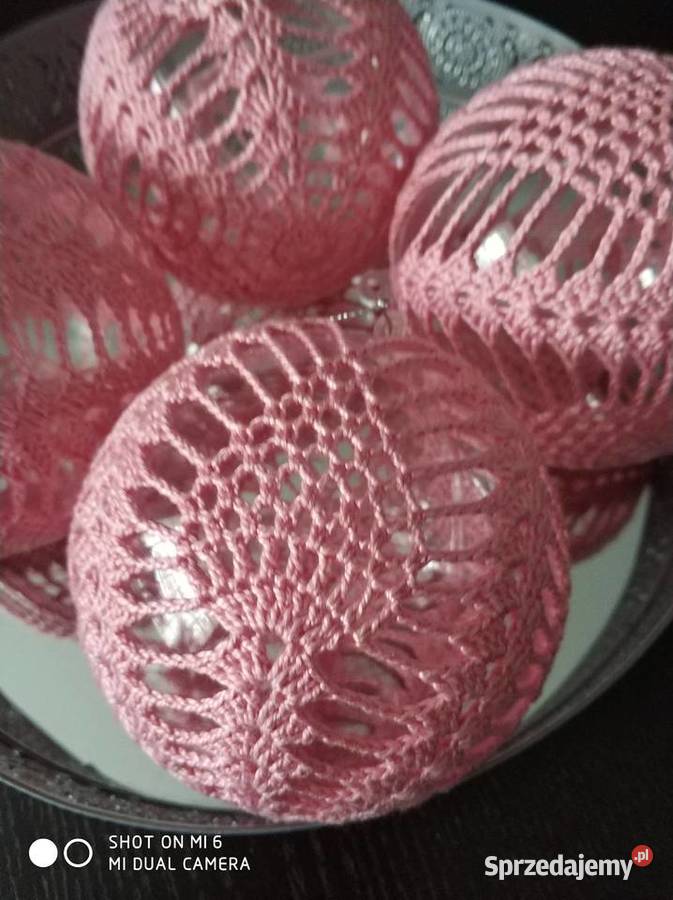 Bombki choinkowe popielate Straszęcin