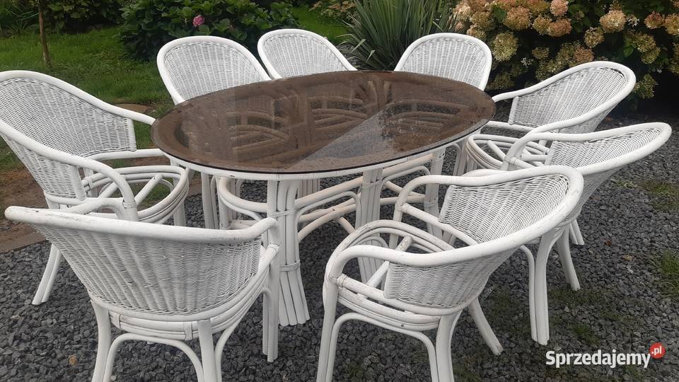 Krzesla holenderskie stalowe stół dolnośląskie Milicz sprzedam